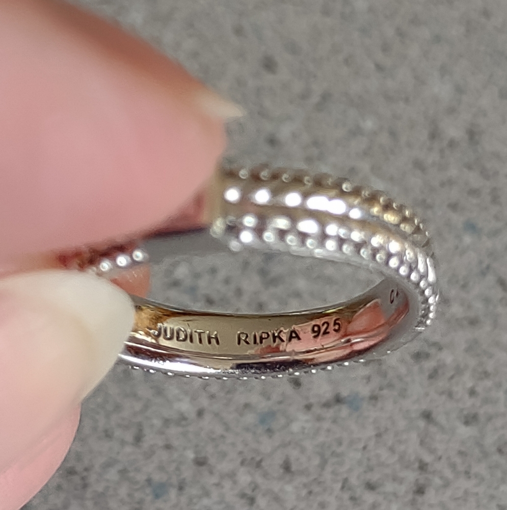 Firm Final price!*Judith Ripka CZ Band(6) - Picture 4 of 7